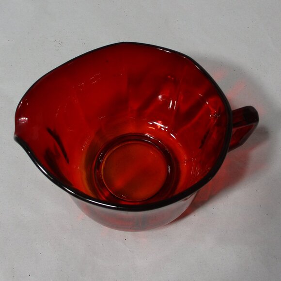 Vintage Ruby Red Amberina  Imperial Glass Creamer Molly 725 - Picture 6 of 8